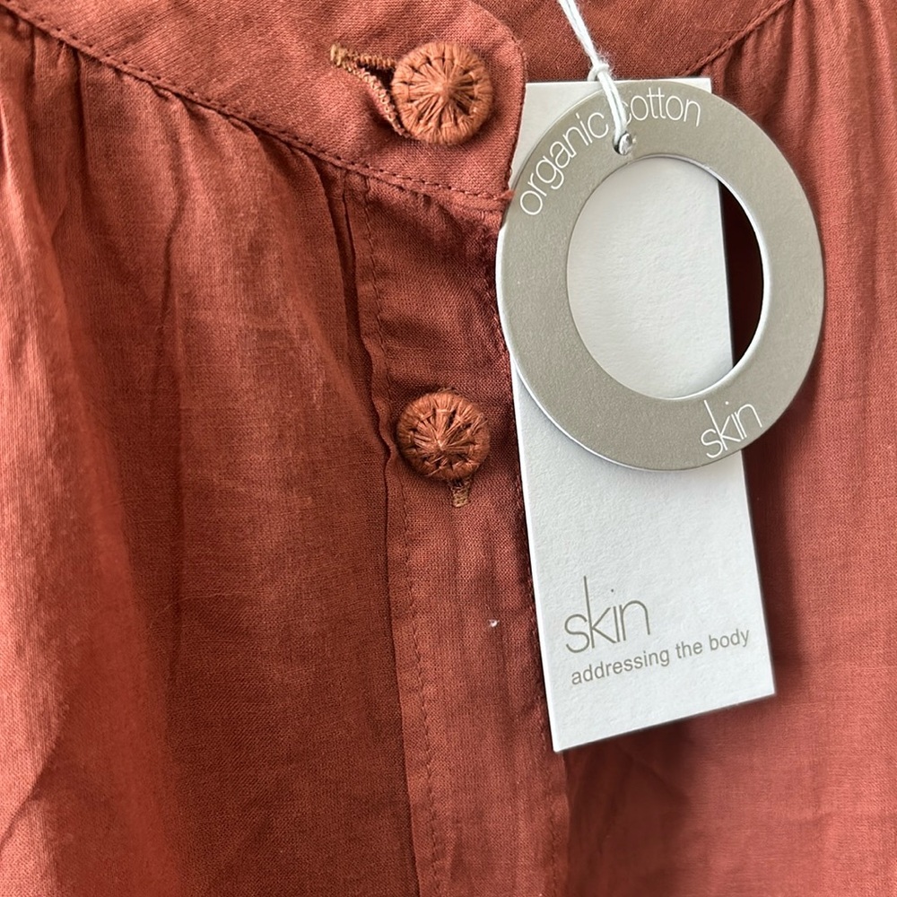Skin Worldwide Brea caftan color sea breeze oversized swim cover up size 5 xxl - Picture 4 of 6